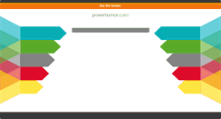 Desktop Screenshot of powerhuman.com