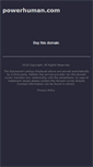 Mobile Screenshot of powerhuman.com